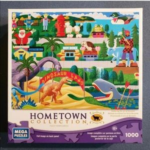 HOMETOWN “Roadside Icons” puzzle 1000 piece new